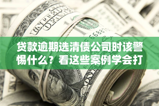 武汉贷款逾期选清债公司时该警惕什么？看这些案例学会打翻身仗