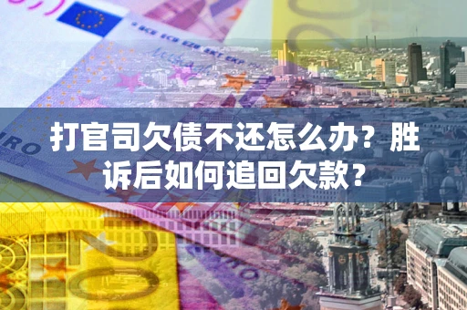 武汉打官司欠债不还怎么办？胜诉后如何追回欠款？