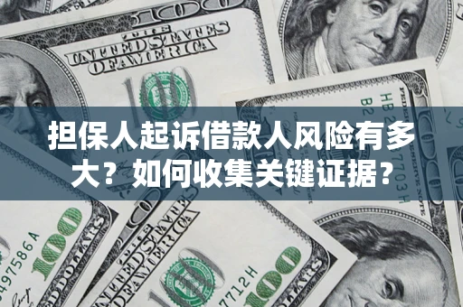 武汉担保人起诉借款人风险有多大？如何收集关键证据？