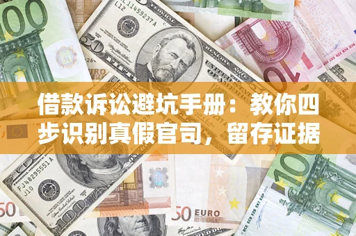 武汉借款诉讼避坑手册：教你四步识别真假官司，留存证据不踩雷