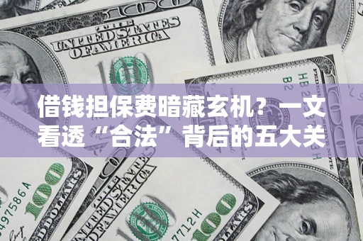 武汉借钱担保费暗藏玄机？一文看透“合法”背后的五大关键陷阱