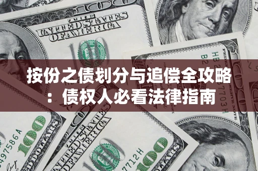 武汉按份之债划分与追偿全攻略：债权人必看法律指南