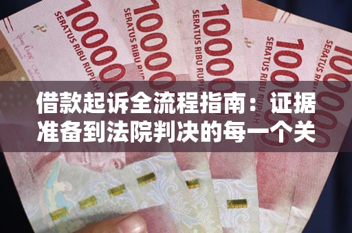 武汉借款起诉全流程指南：证据准备到法院判决的每一个关键步骤