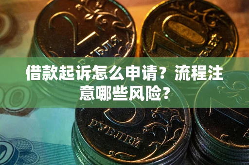 武汉借款起诉怎么申请？流程注意哪些风险？