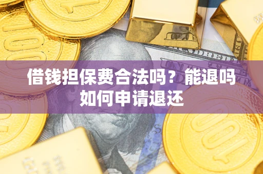 武汉借钱担保费合法吗？能退吗如何申请退还