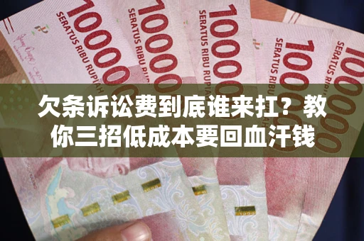武汉欠条诉讼费到底谁来扛？教你三招低成本要回血汗钱